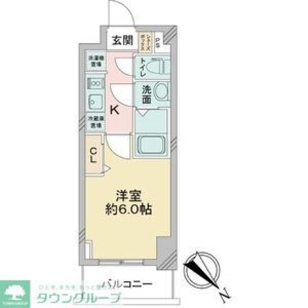 アステリ鶴舞テーセラの物件間取画像